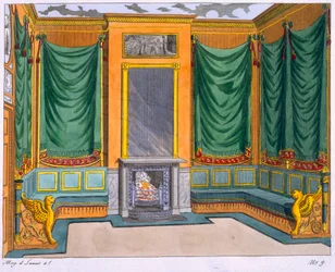 Room Design, George Smith, from Magazin des Luxus, Paris and Leipzig Vol IV